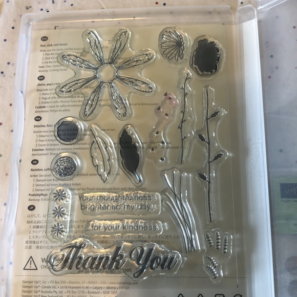 Stampin up Thank you Stamp & Punch - Picture 6 of 10